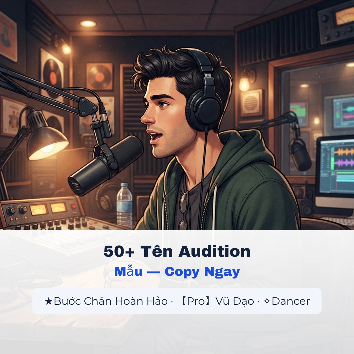 50 tên Audition đã ghép sẵn, copy ngay