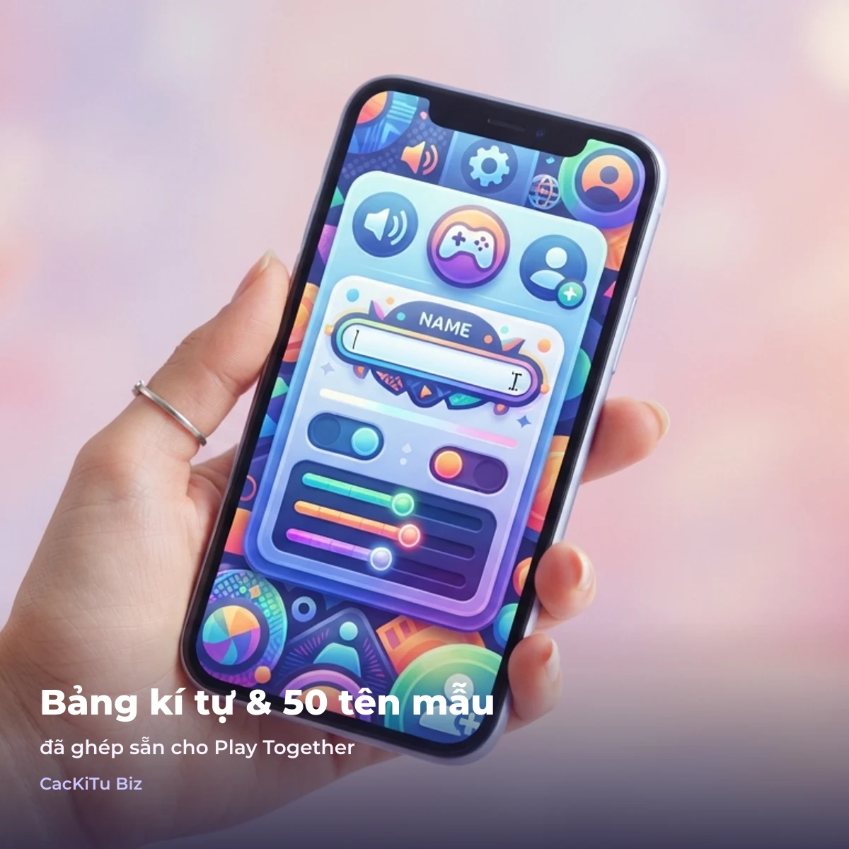 Bảng kí tự và tên mẫu Play Together